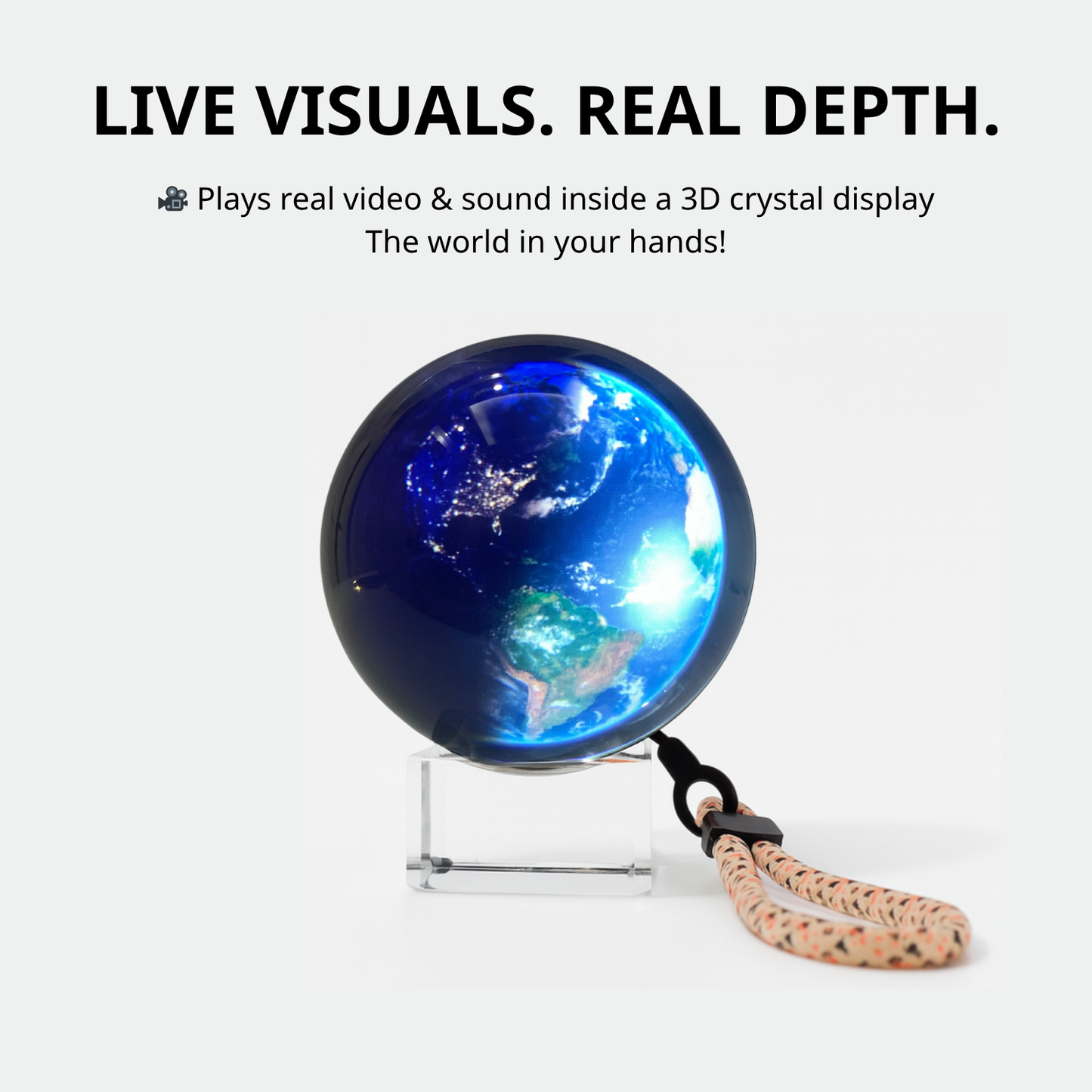 Crystal VidiBall™ – Customizable Video Glass Ball
