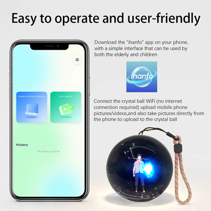 Crystal VidiBall™ – Customizable Video Glass Ball